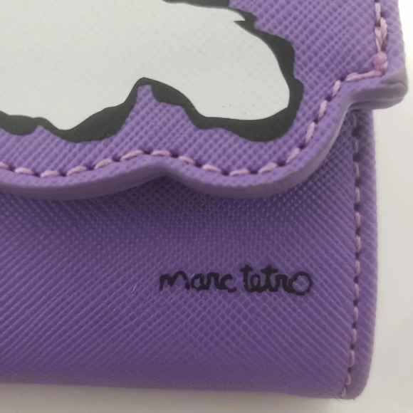 Bishon Fris Purple Crossbody Bag with Card Holder  Set by Marc Tetro. - Picture 8 of 8